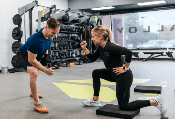 Personal Training in progress