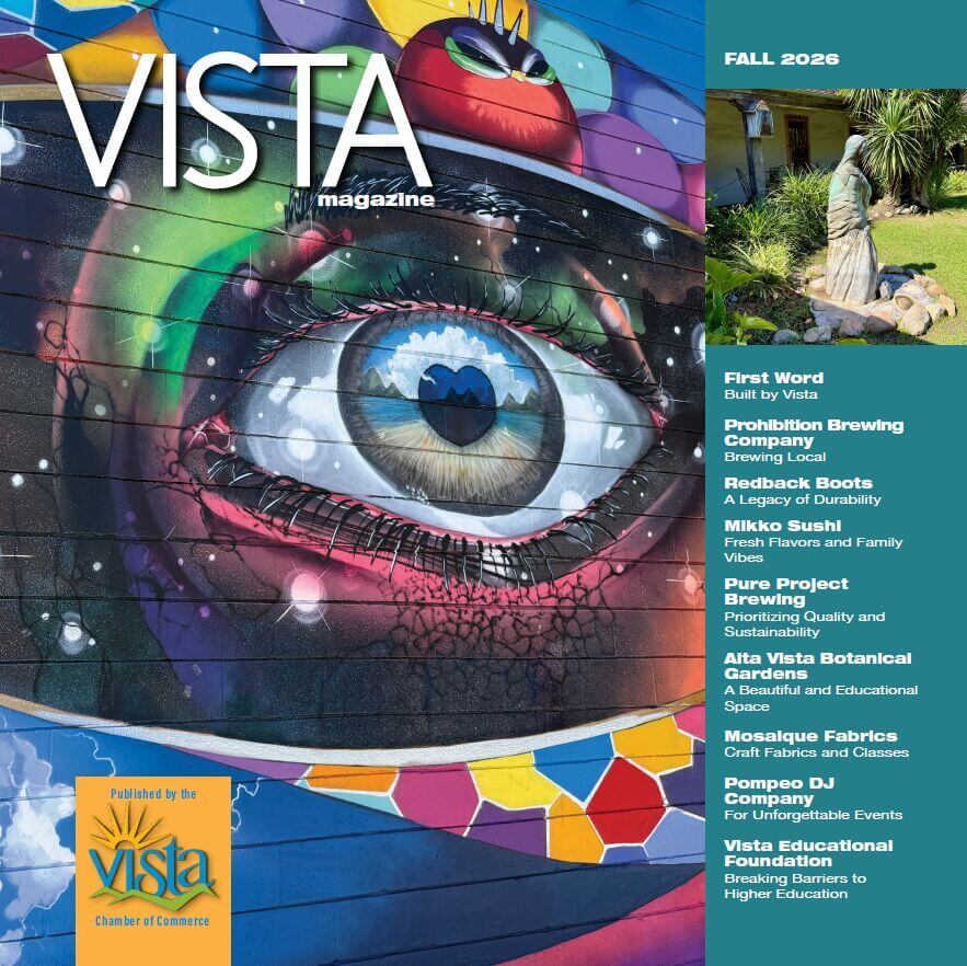 Vista Magazine Cover