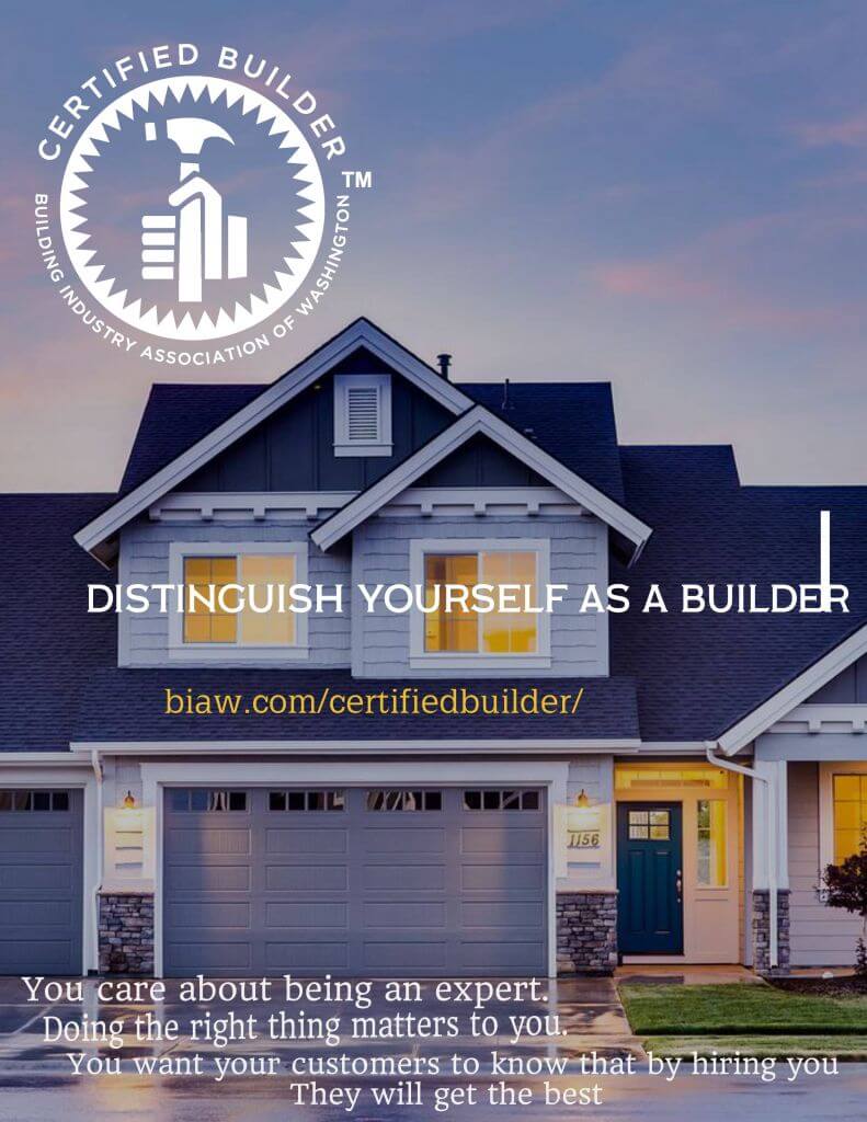 Certified Builder flyer psd