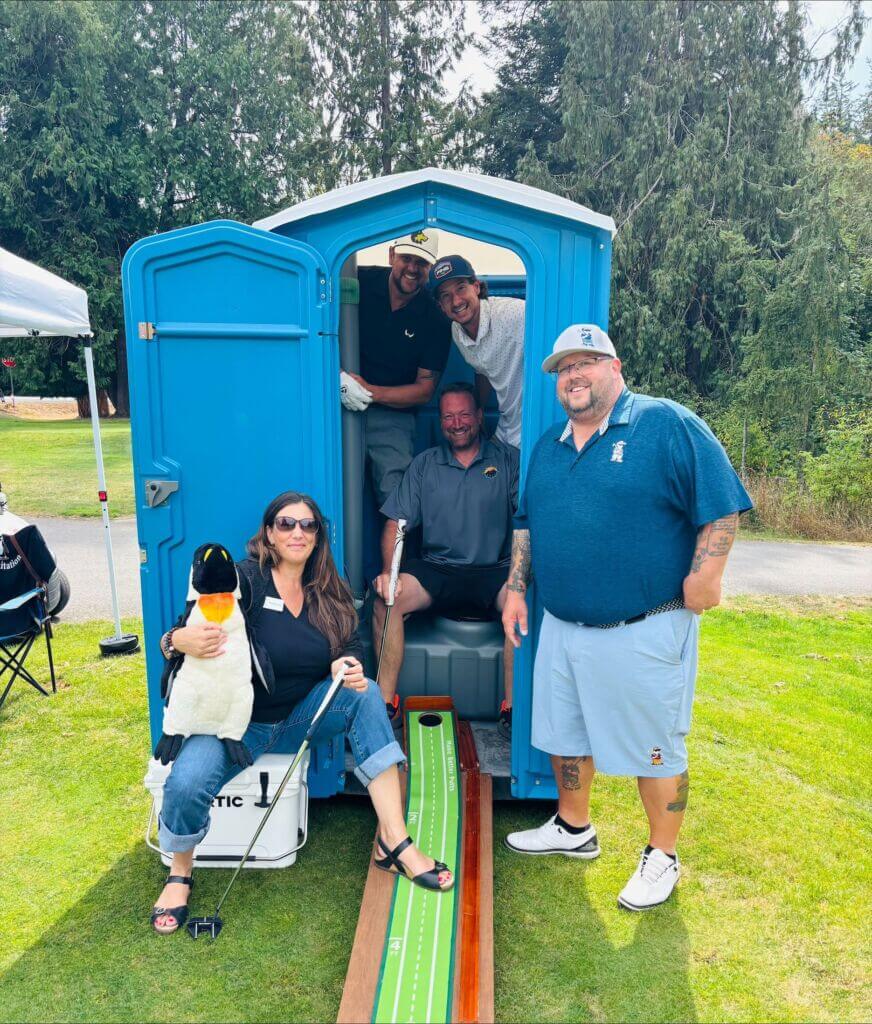 Putt to the Potty - Olympic Peninsula Stone