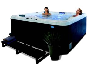 One Lucky WInner will win this Hot tub at the HBR Home Expo 2024 
