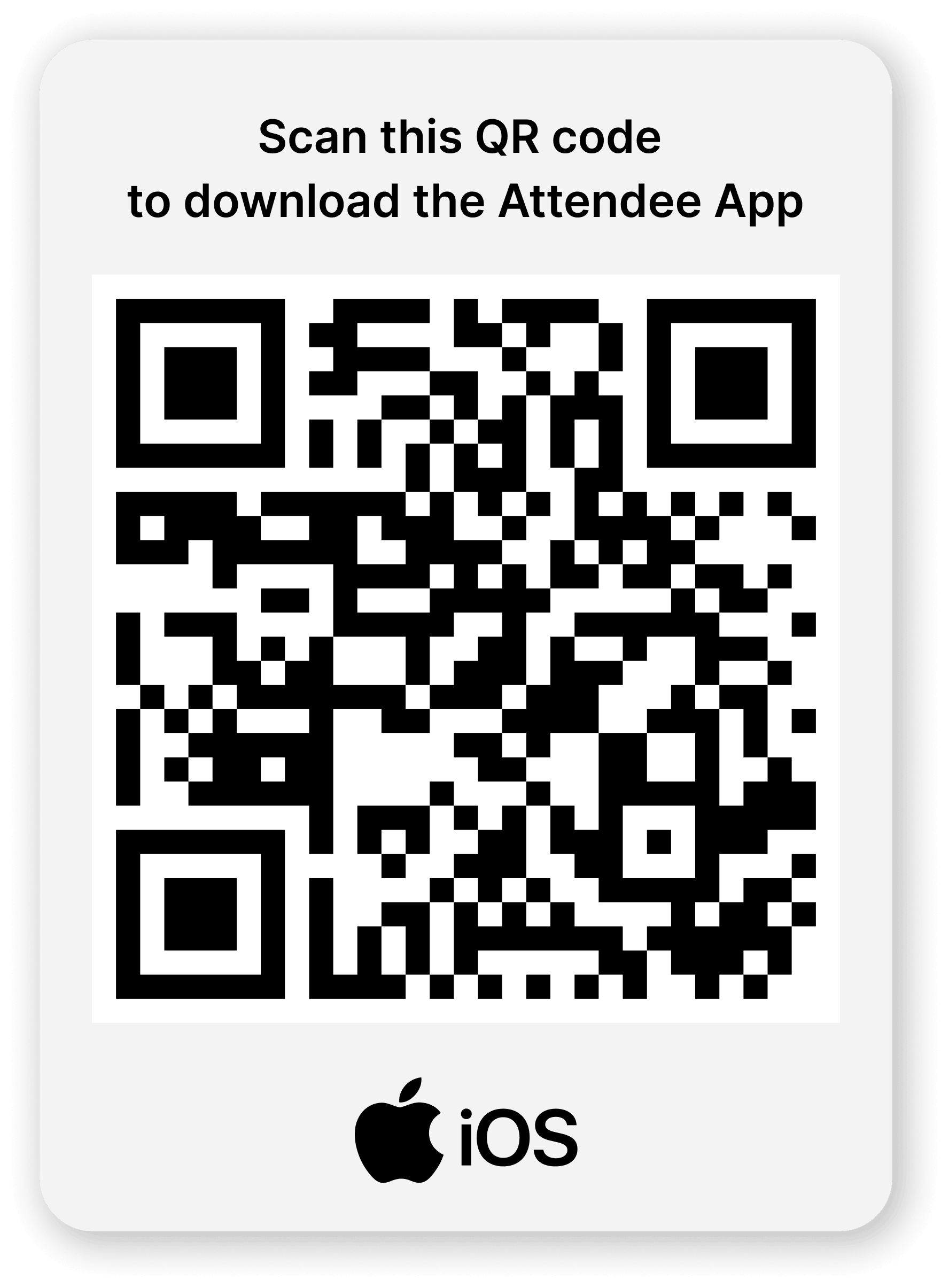 Accelevents Apple QR Code