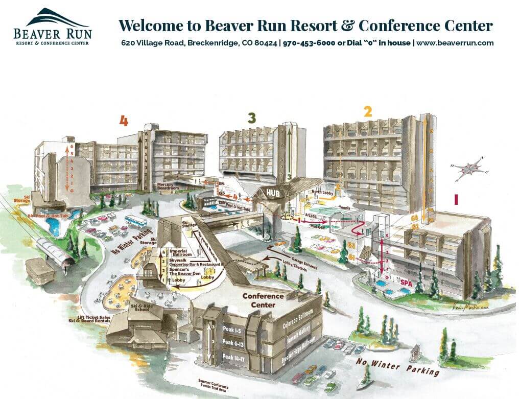 Beaver Run Resort Map