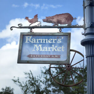 Farmers Market Sign