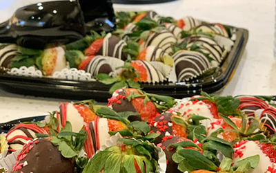 chocolate covered strawberries - yum!