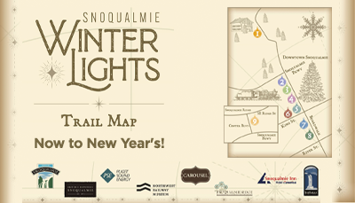 Snoqualmie Winter Lights Trail Map