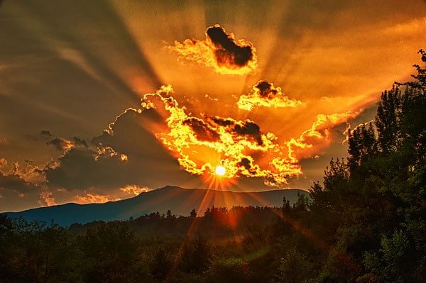 Mount Monadnock sunset