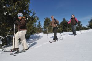 Snowshoeing with Friends in Garrett County, MD