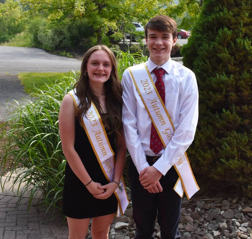 The 2023 Autumn Glory Royalty has been selected for the 56th Annual Autumn Glory Festival. This year’s King is Isaac Browning and the Queen is Sophia Rankin. Team One GMC, is the title sponsor of the 56th Annual Autumn Glory Festival.