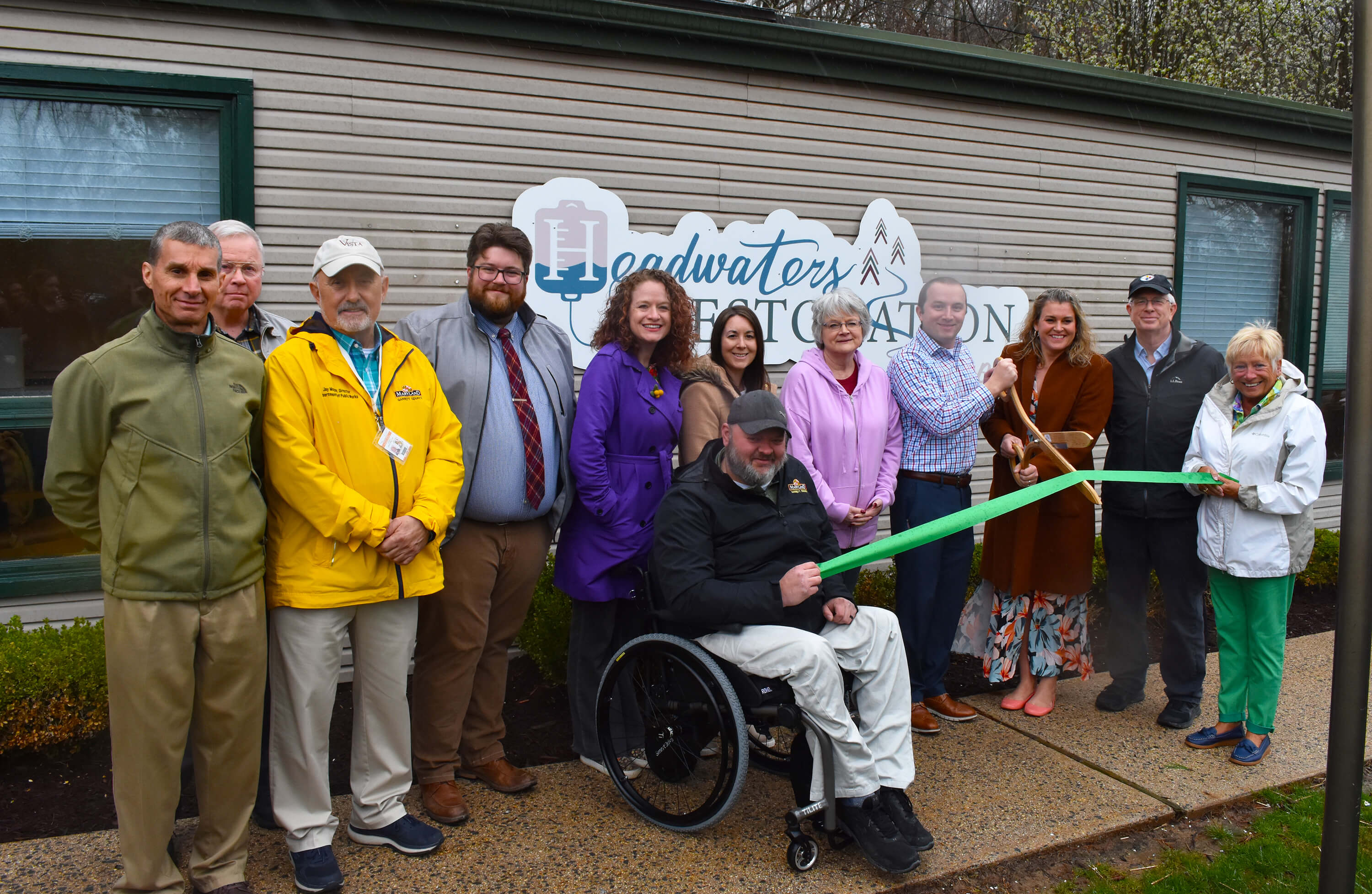 On Friday, April 12, the Garrett County Chamber of Commerce partnered with the Garrett County Department of Business Development to hold a ribbon cutting ceremony for the grand opening of Headwaters Restoration Therapy.
