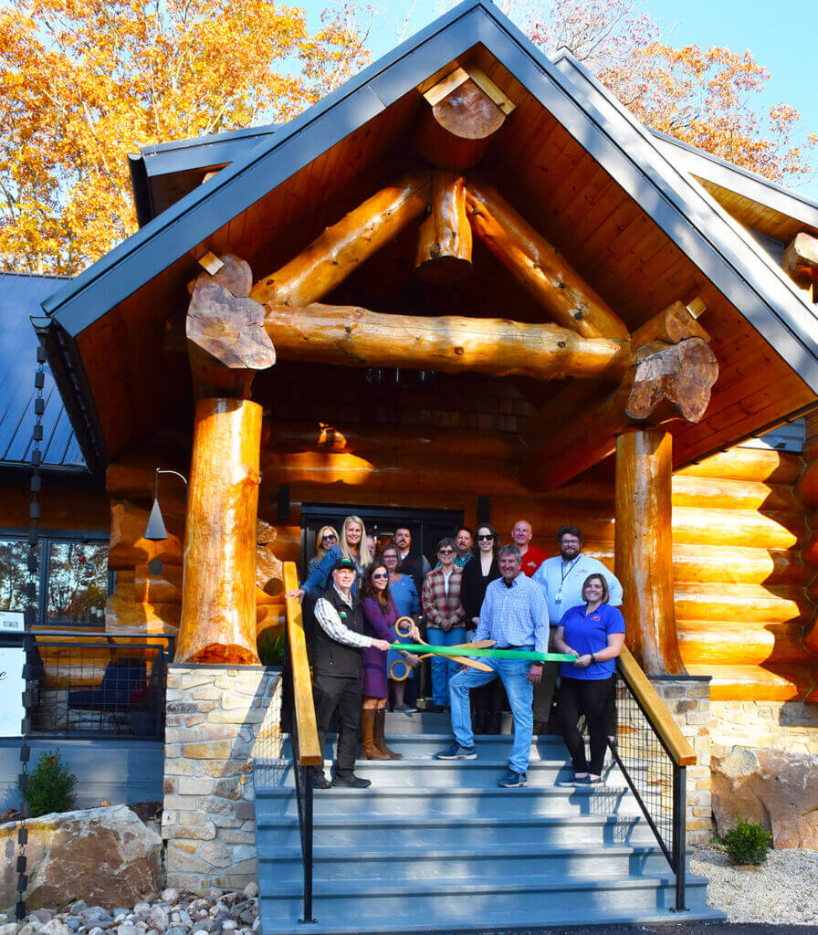 On Wednesday, October 23, the Garrett County Chamber of Commerce partnered with the Garrett County Department of Business Development to hold a groundbreaking ceremony to celebrate the completion of Timber Rock Village Phase One.