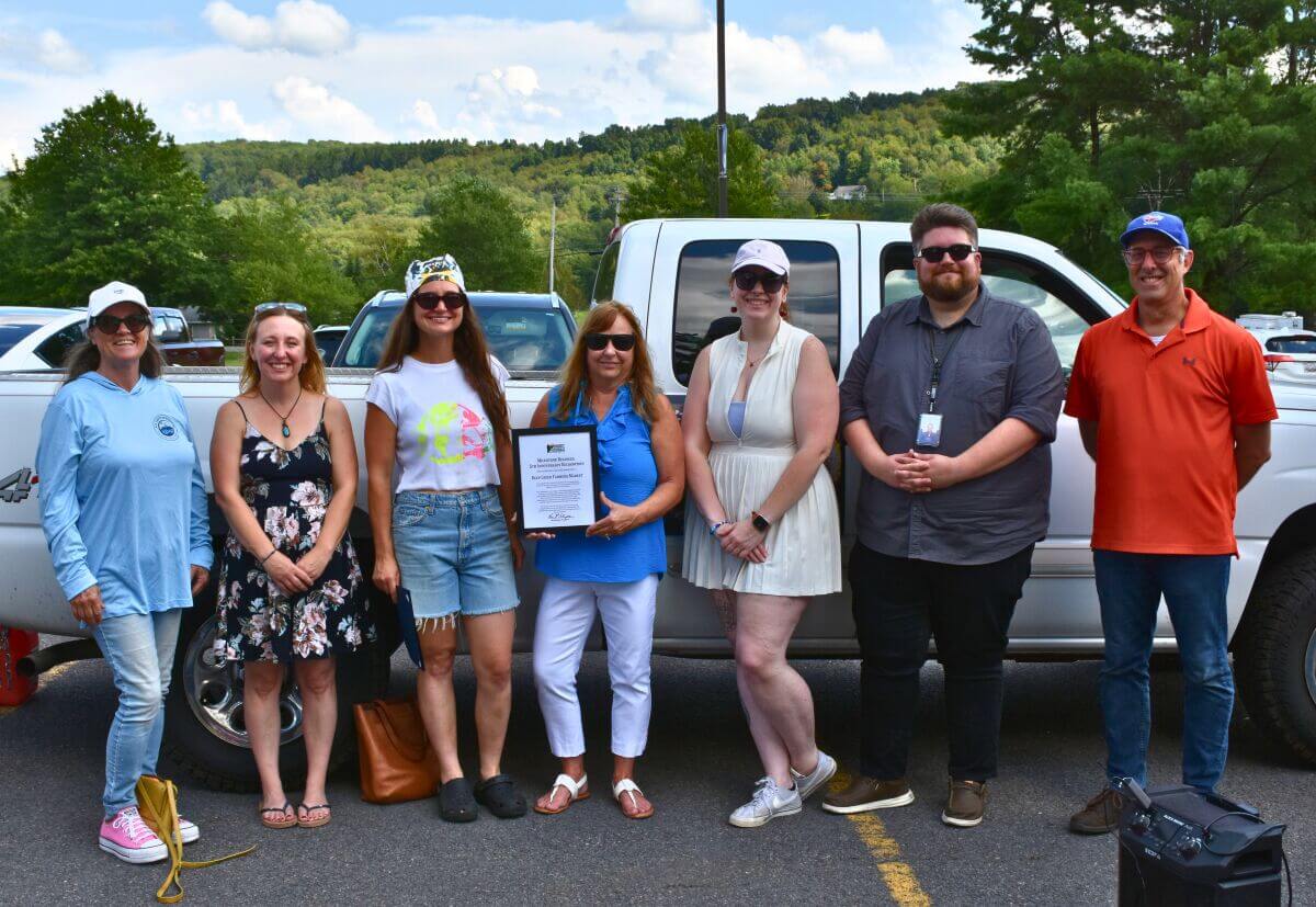 It was a double celebration at the Deep Creek Farmers Market as the Garrett County Chamber of Commerce recognized two exciting milestones for local businesses and organizations!