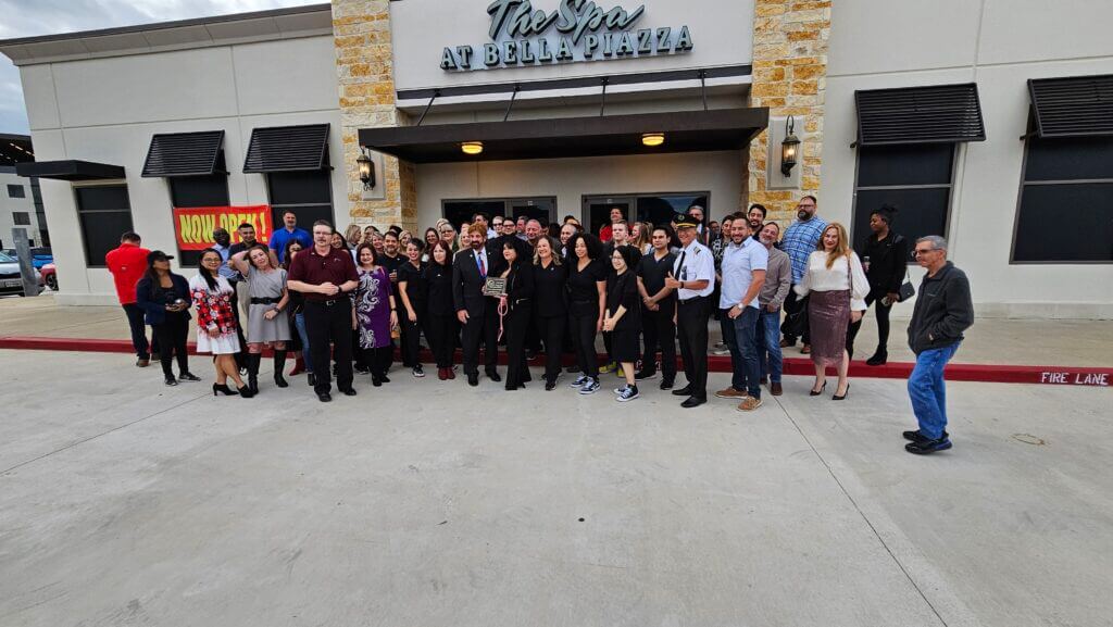 Rope Cutting Ceremony for The Spa at Bella Piazza