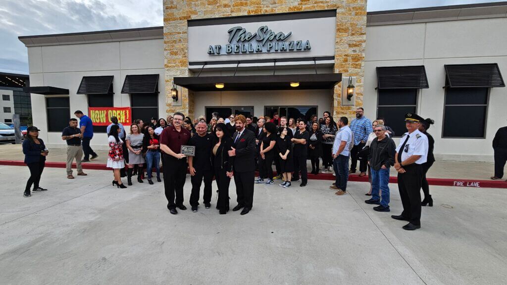 Rope Cutting Ceremony for The Spa at Bella Piazza