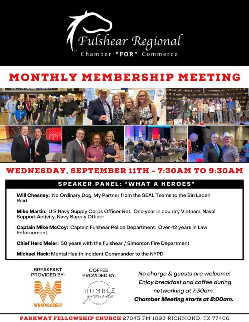 September 2024 Monthly Membership Meeting