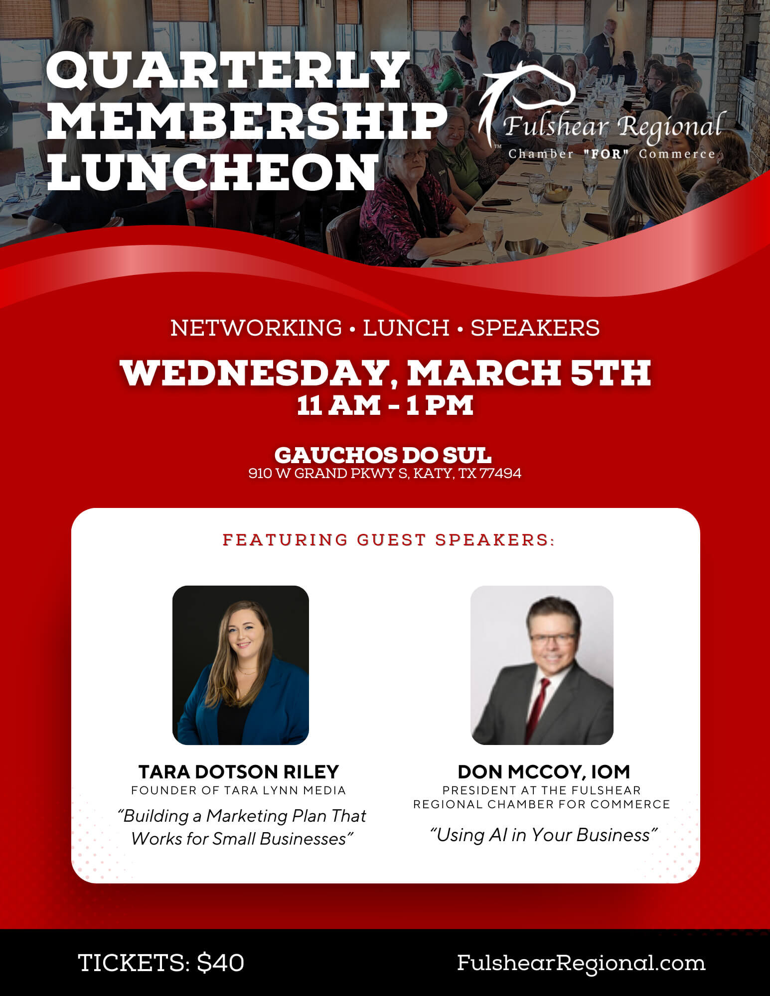 Quarterly Membership Luncheon 