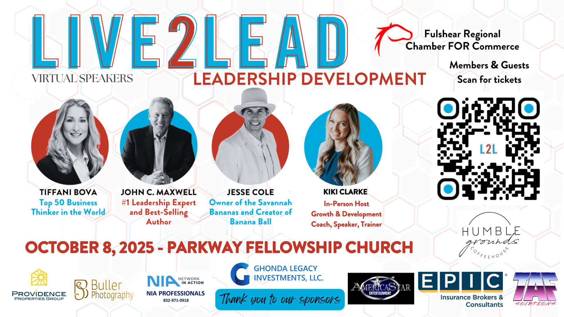 Live2Lead Leadership Development – October 8, 2025 – Parkway Fellowship Church