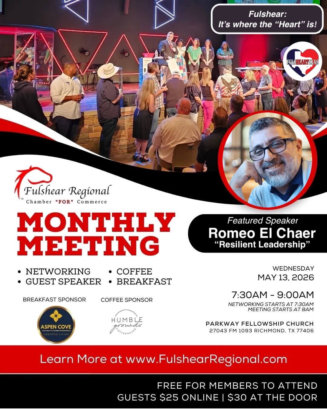 Fulshear Regional Chamber Monthly Meeting – May 13, 2021