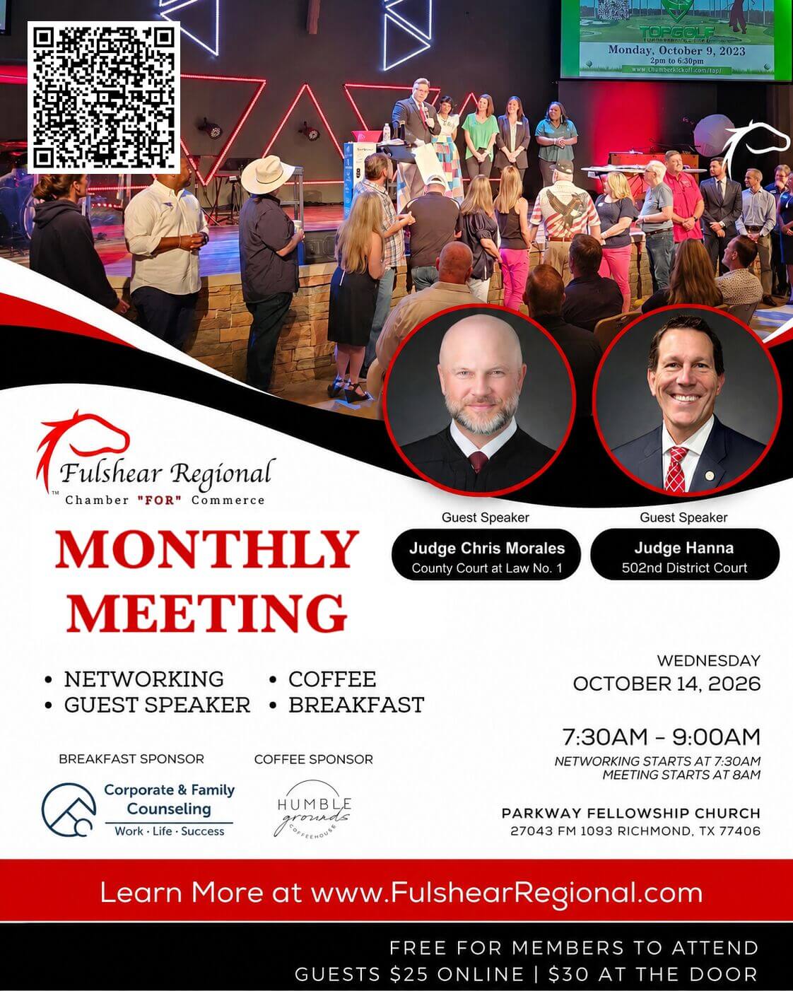 Fulshear Regional Chamber October 2026 Monthly Meeting