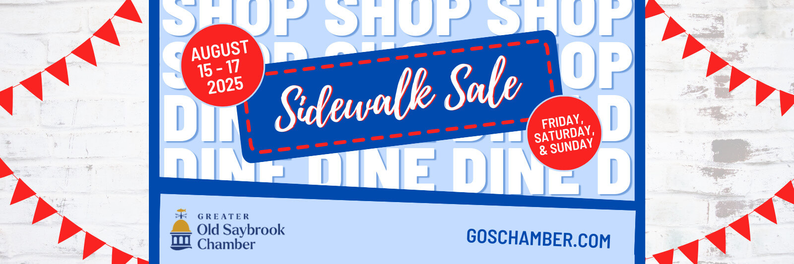 Sidewalk Sale Website Banner Sidewalk Sale Website Banner