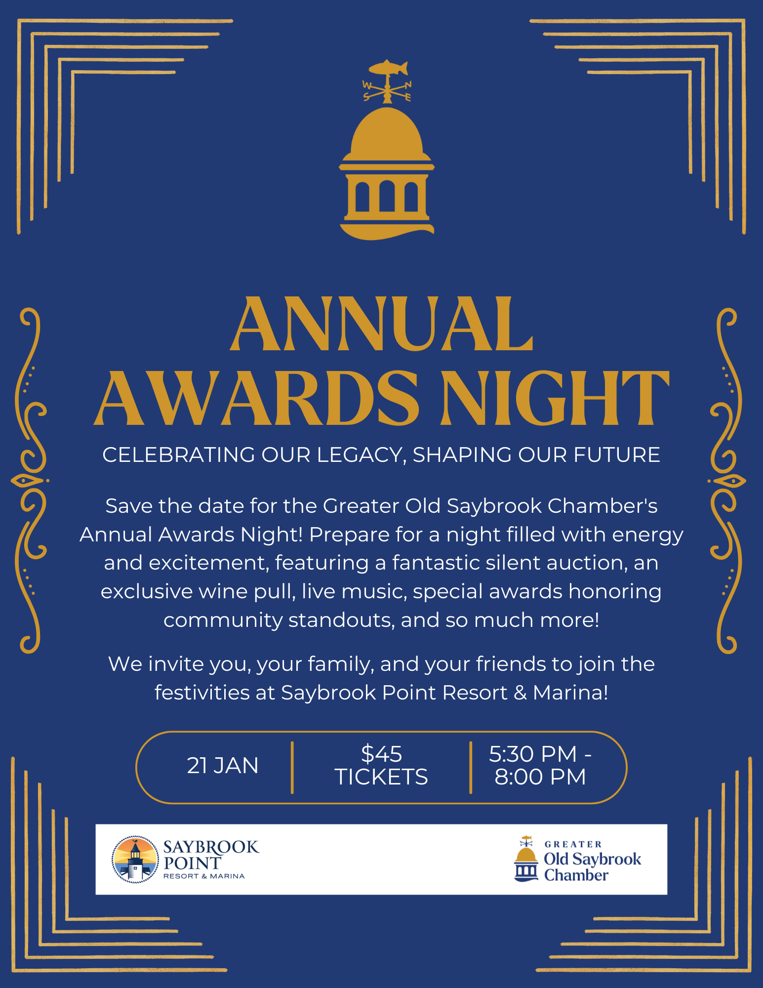 Annual Awards Night 2025 Flyer