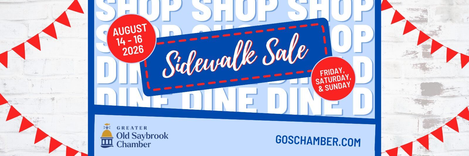 Sidewalk Sale Banner 2026