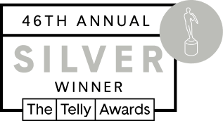 Telly_46th_badge_evergreen_silver Telly_46th_badge_evergreen_silver