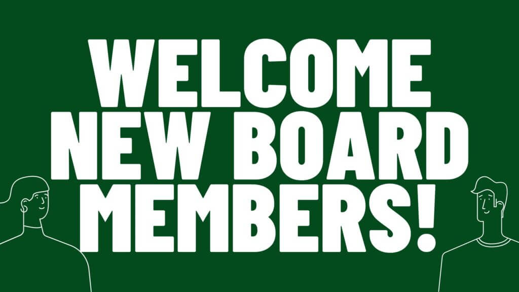 Welcome New Board Members