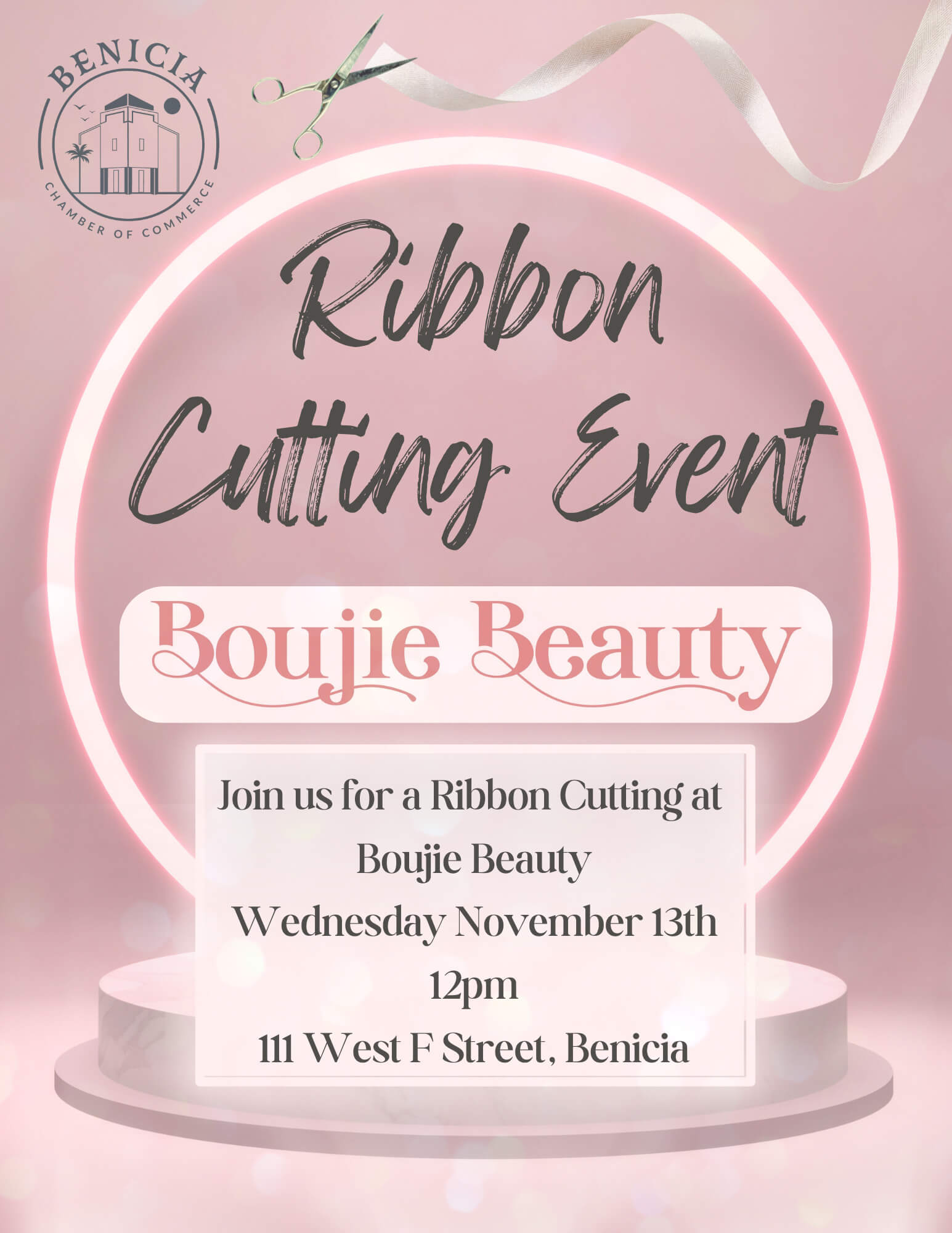 Boujie Beauty Ribbon Cutting Event