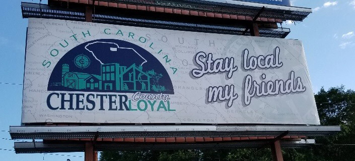 Stay local billboard