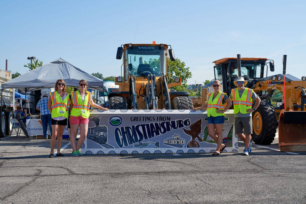 volunteers at touch-a-truck