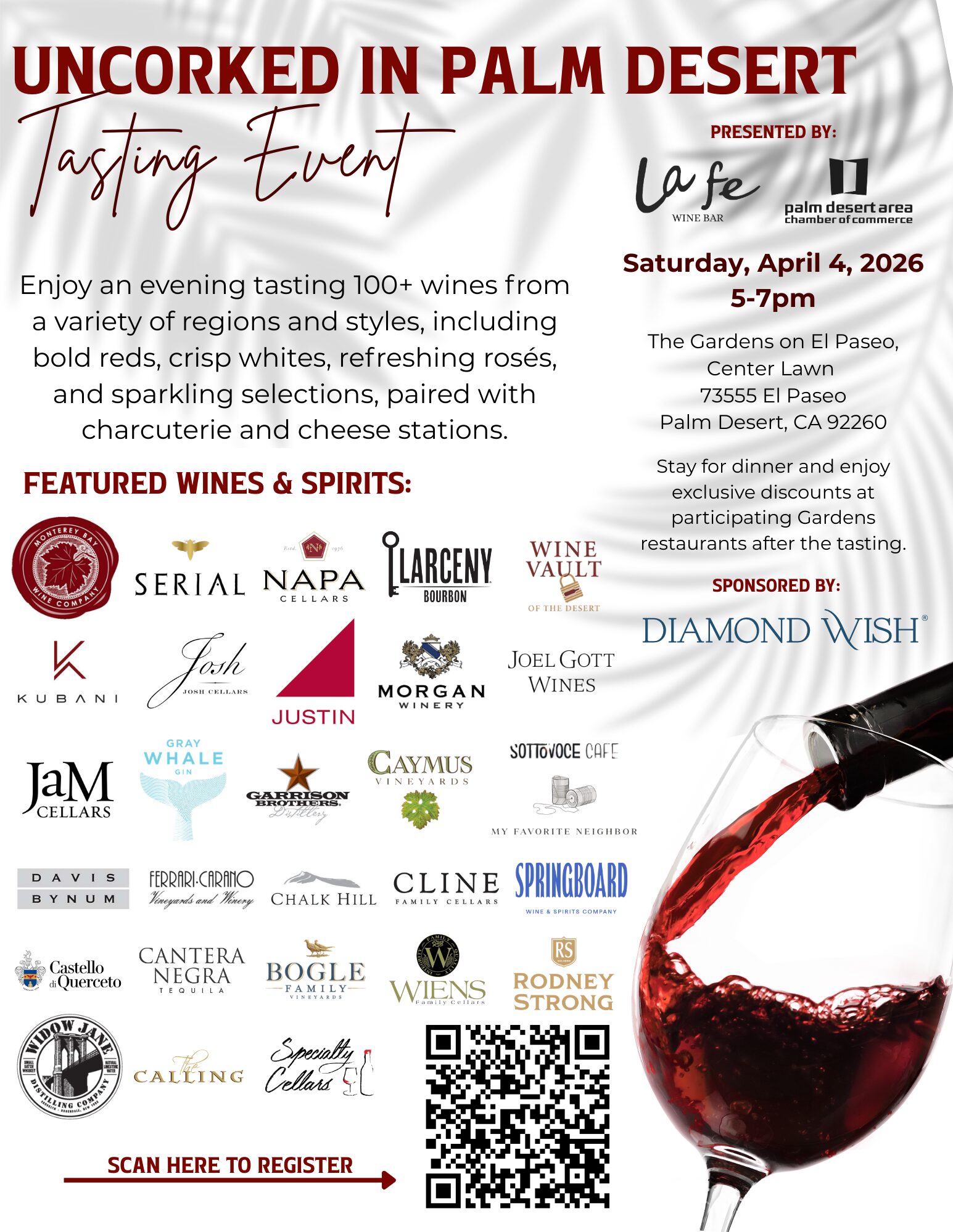 uncorked in palm desert flyer - UPDATED