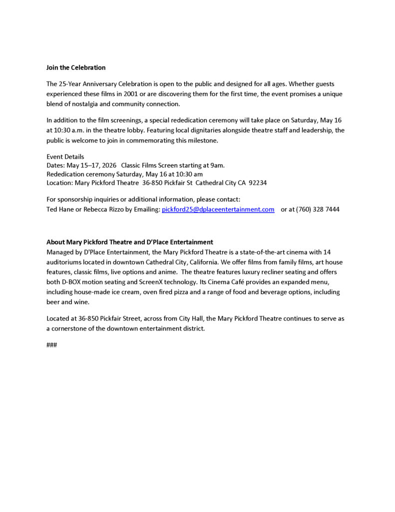 Pickford 25 Press Release_Page_2