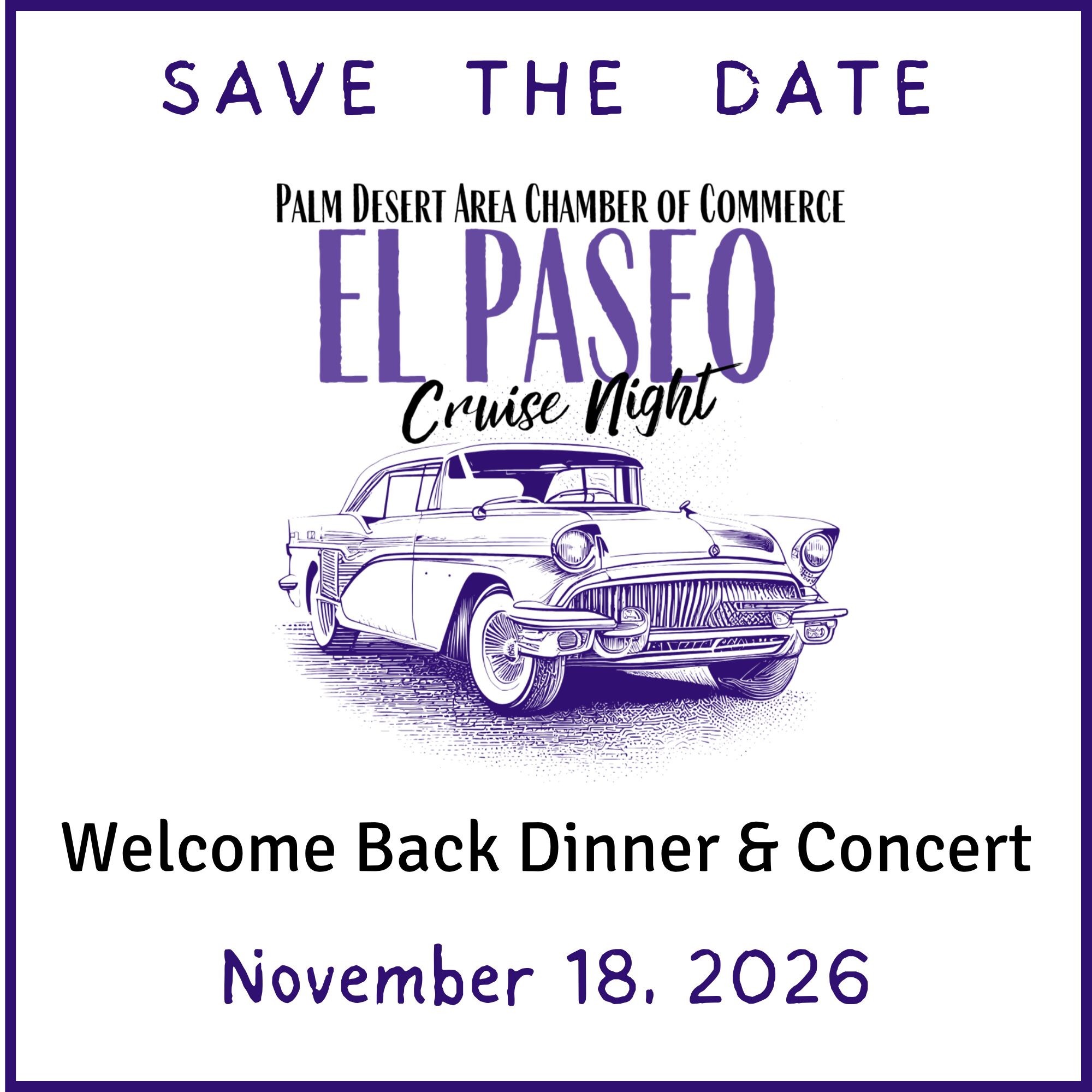 El Paseo Cruise Night Kickoff