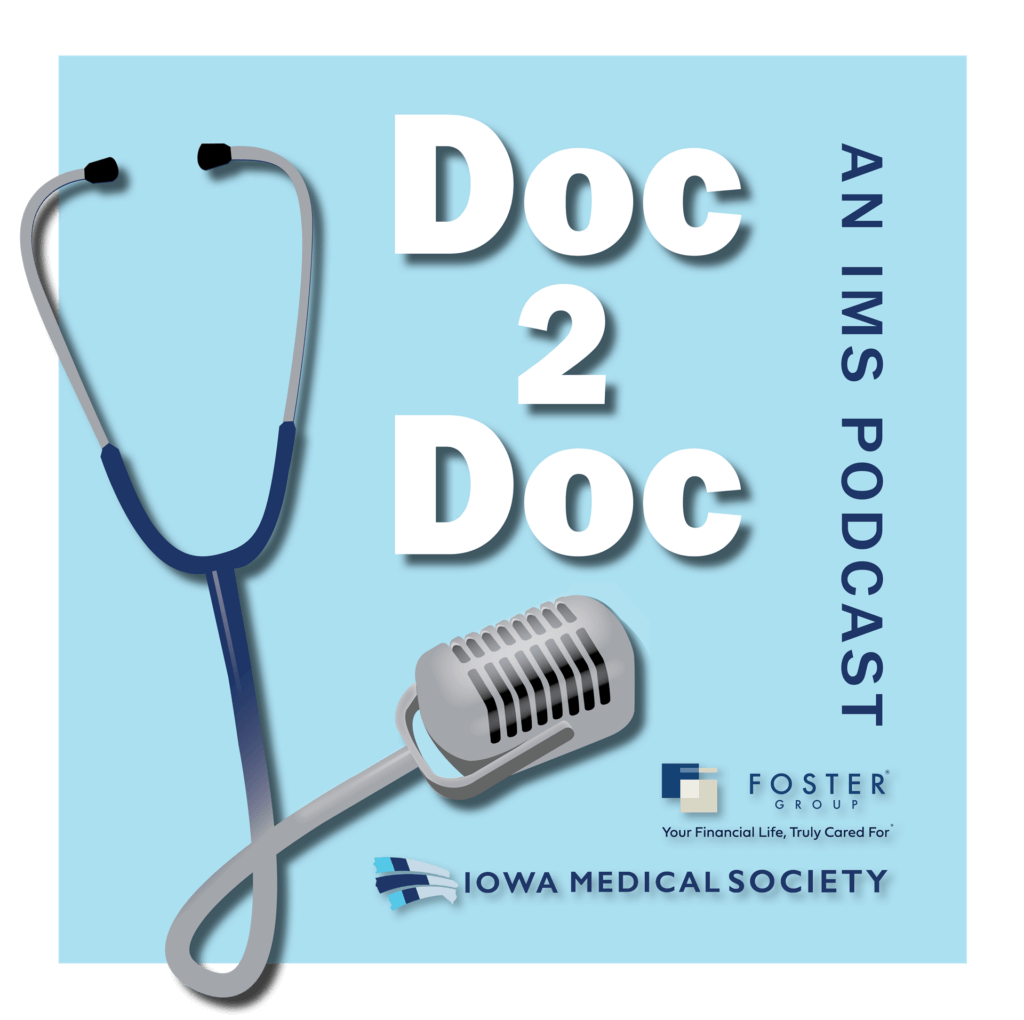 Doc 2 Doc podcast logo