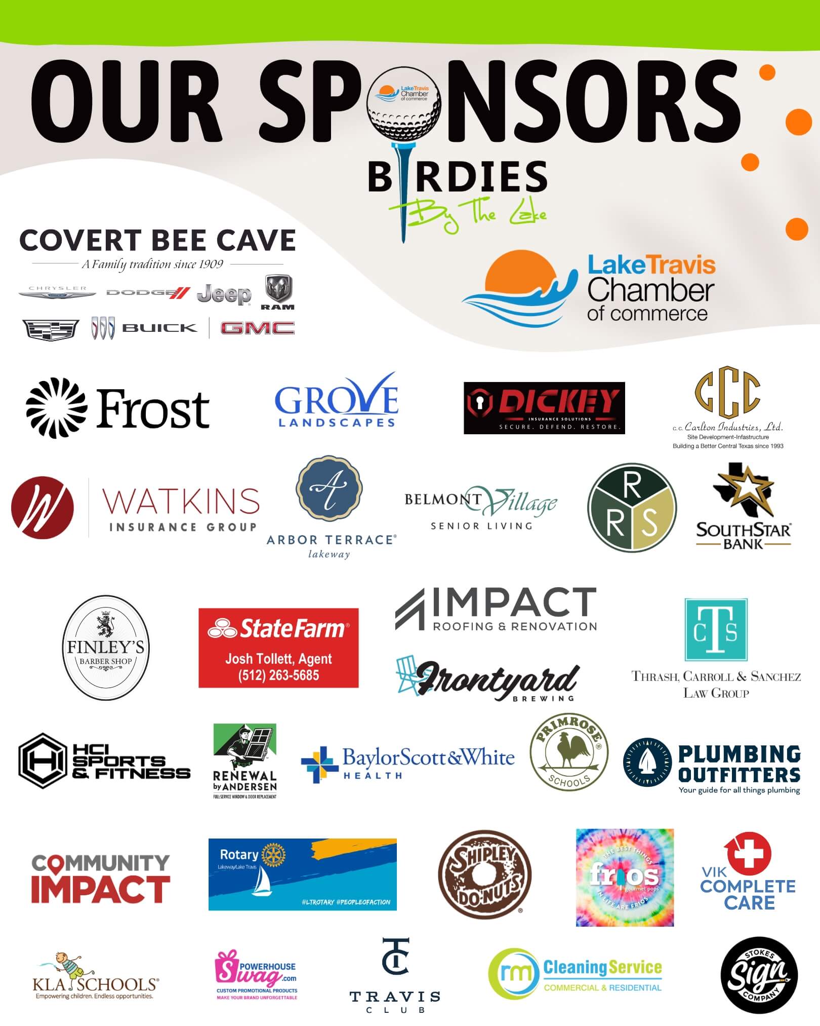 Meet our 2026 Birdies Sponsors (2)