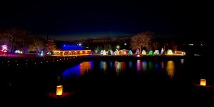 Annual Lights at The Lodge at Hiawatha Pageant Park (Photo by Julie Carrow)