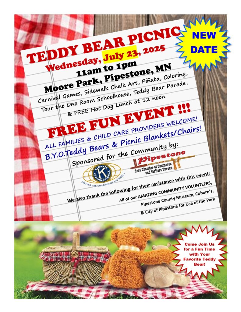 2025-07-23 (NEW DATE) Teddy Bear Picnic Poster