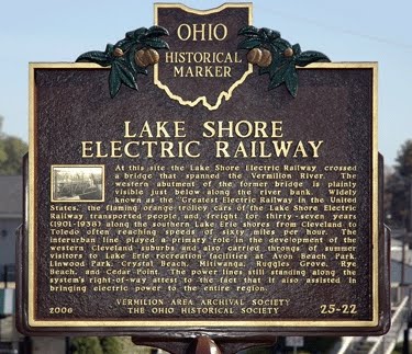 Electric Railway Historical marker