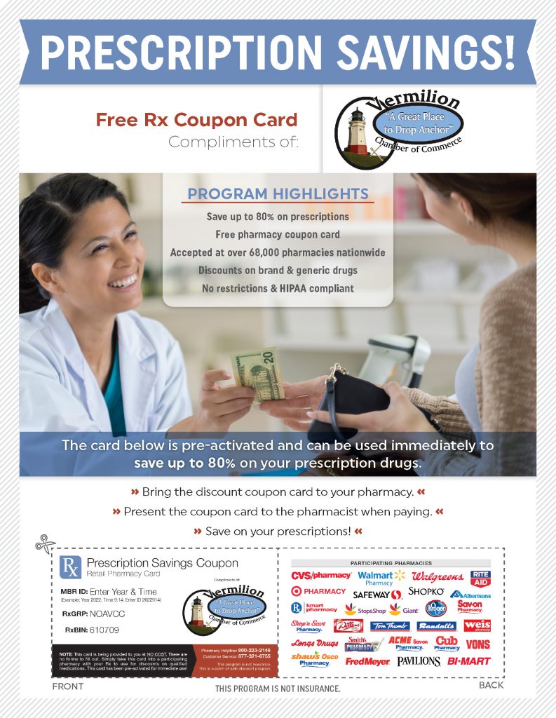 Chamber Prescription Savings FREE CARD