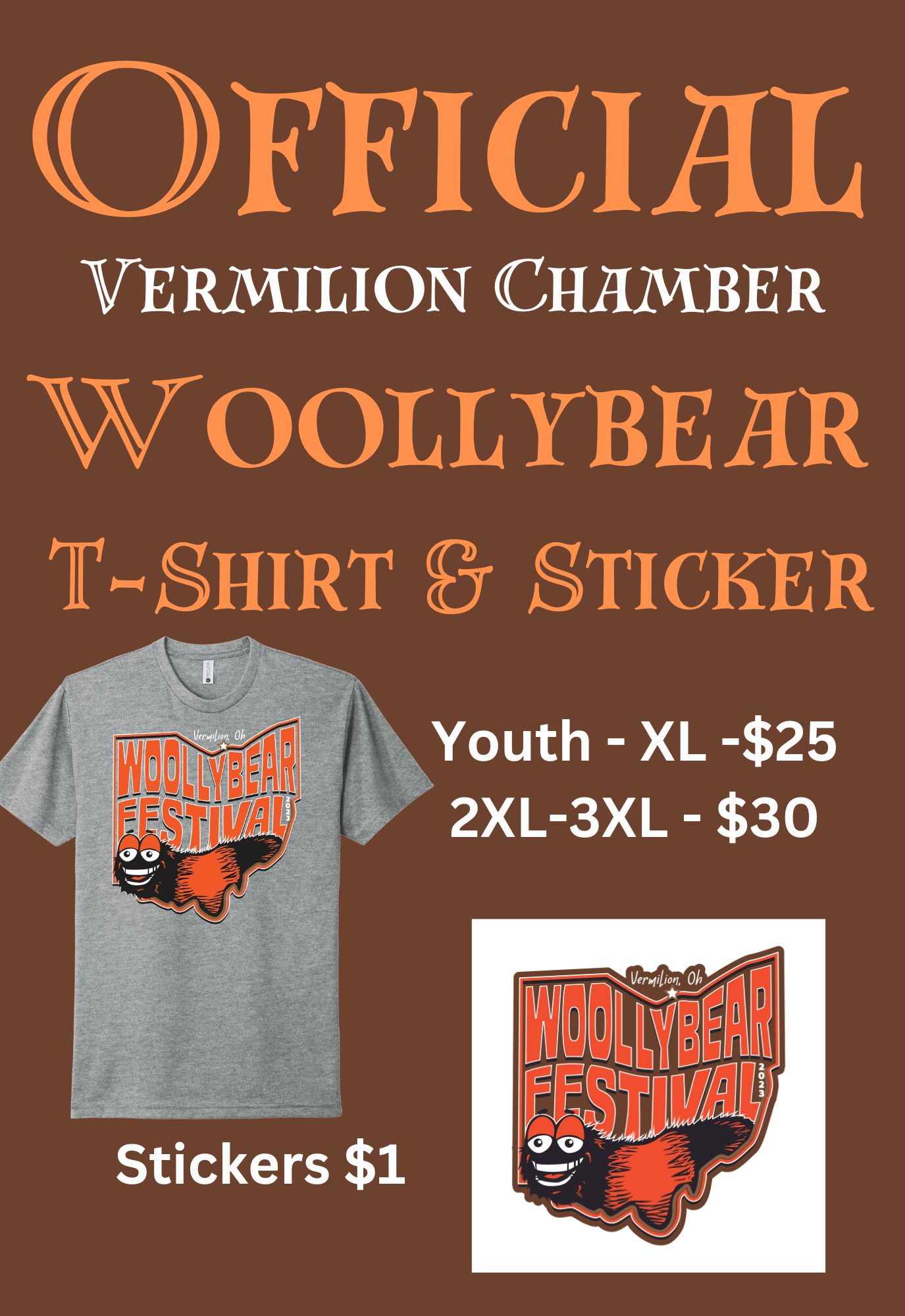 Official Vermilion Chamber Woollybear T-Shirt