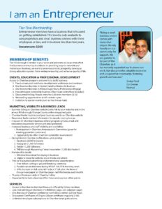 Tiered Membership brochure 2024 - Entrepreneur page
