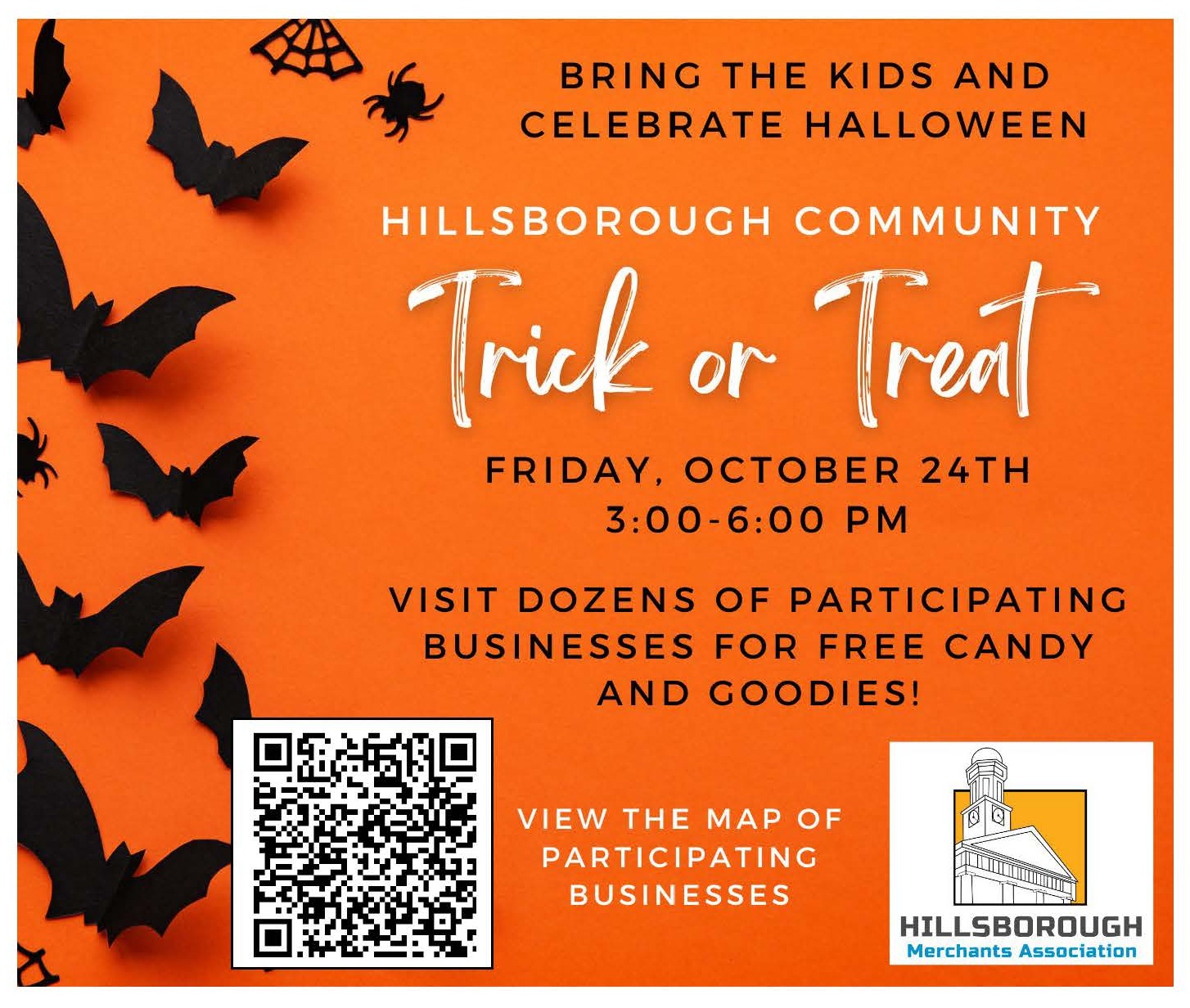 Flyer with QR code Flyer with QR code