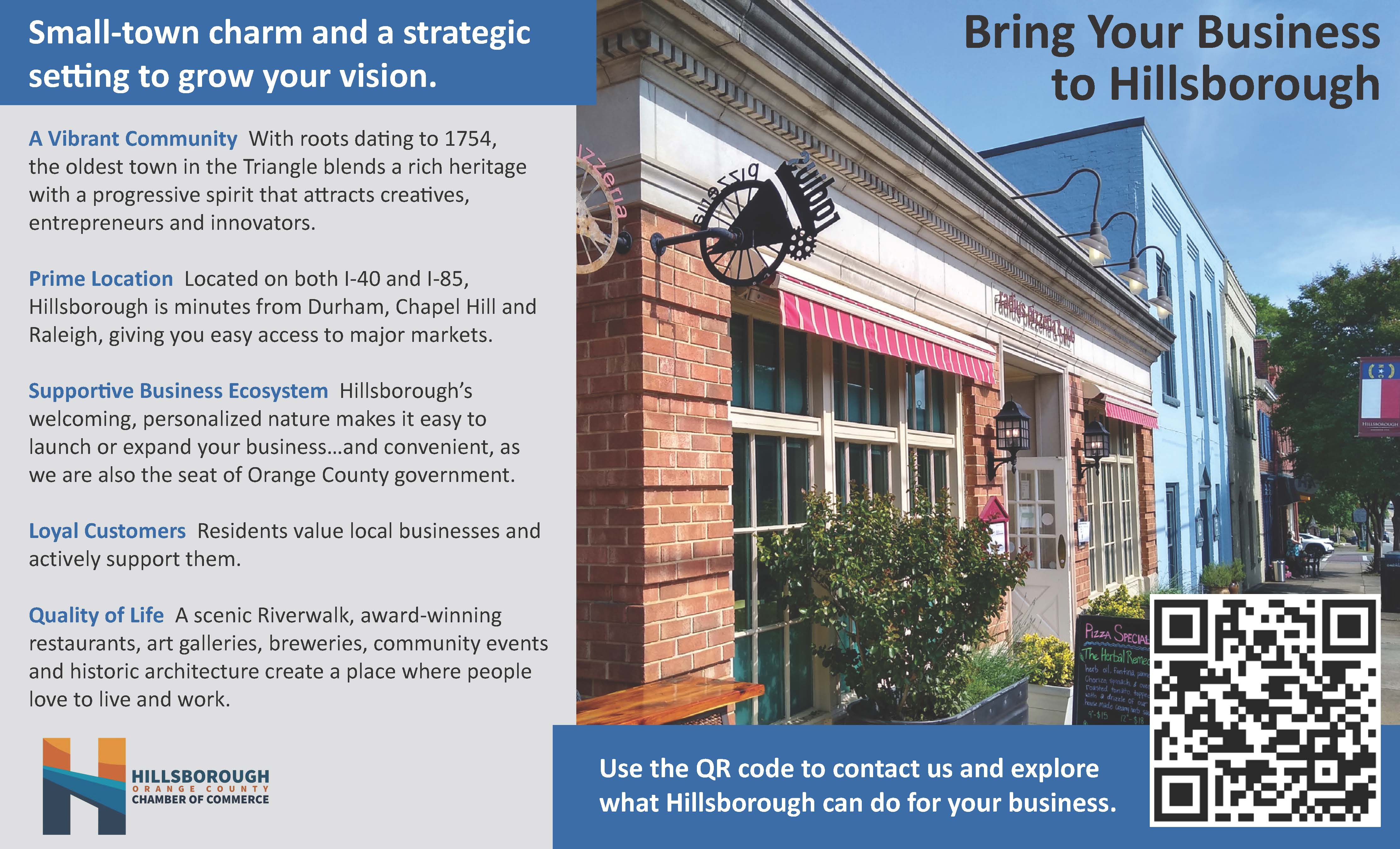 Ad for Durham magazine bring your business 2025 new logo