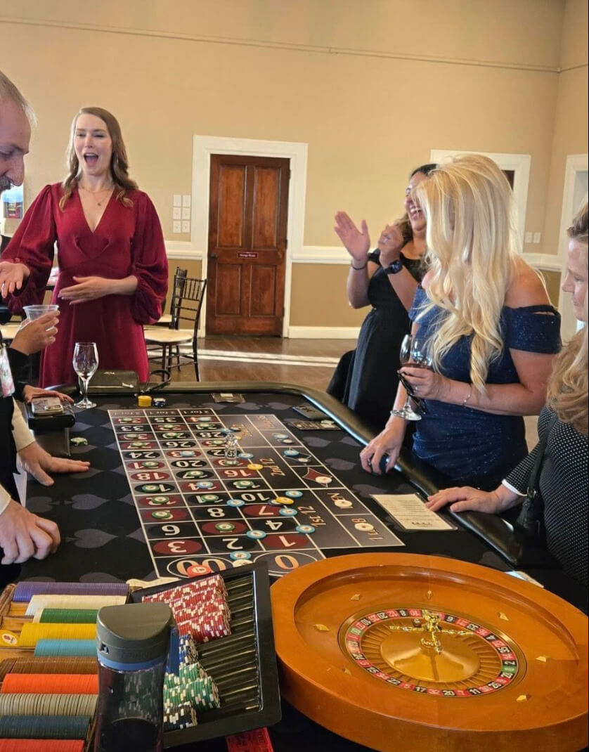 Business Awards Gala — casino table scene