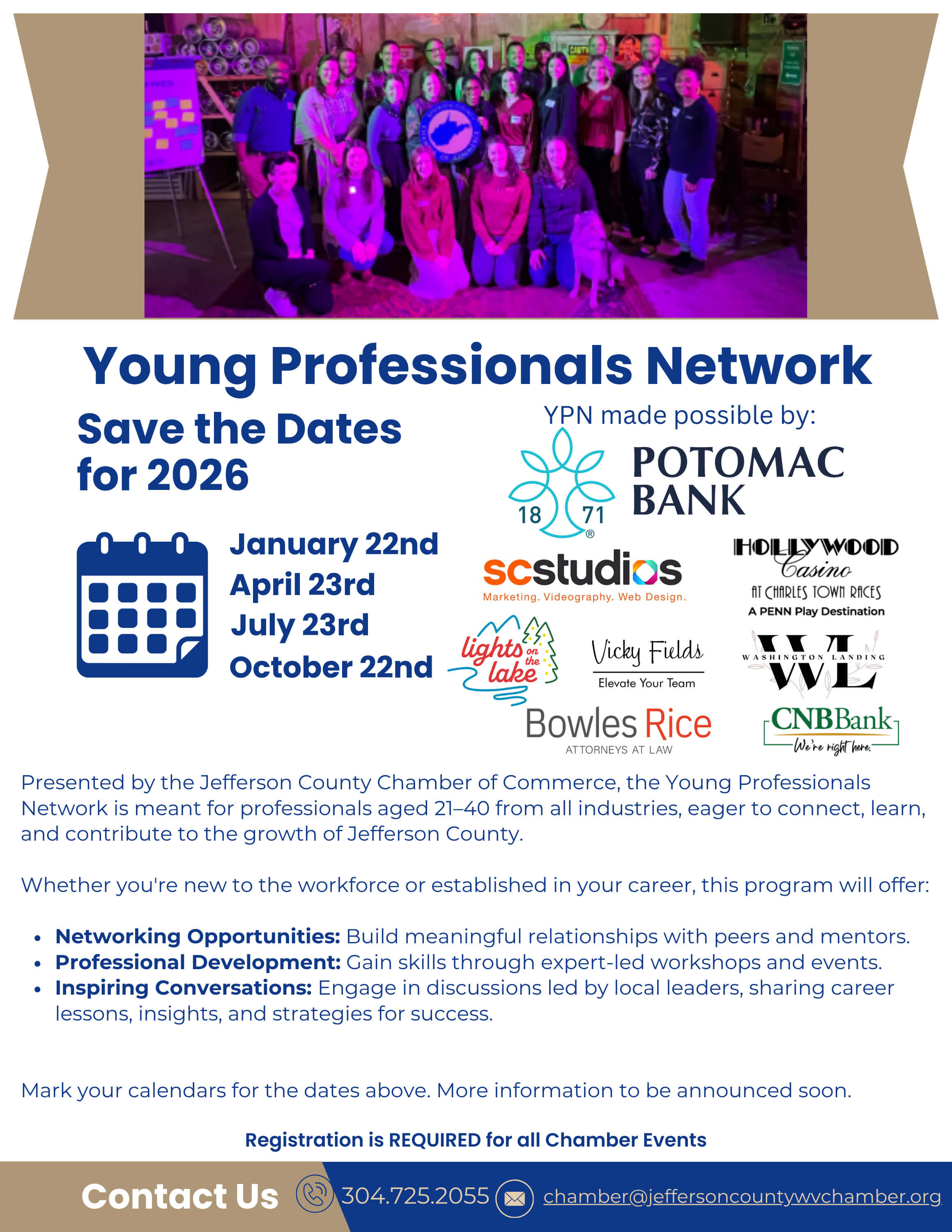 2026 Young Professionals SAVE THE DATES 2026 Young Professionals SAVE THE DATES