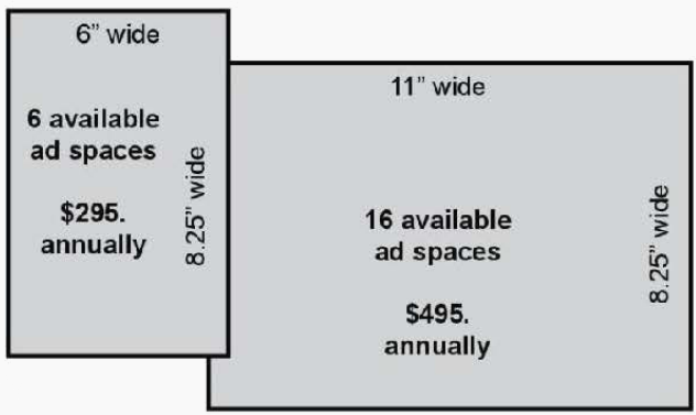 DestinationOneAdShowcase Image of the Ad slot sizes