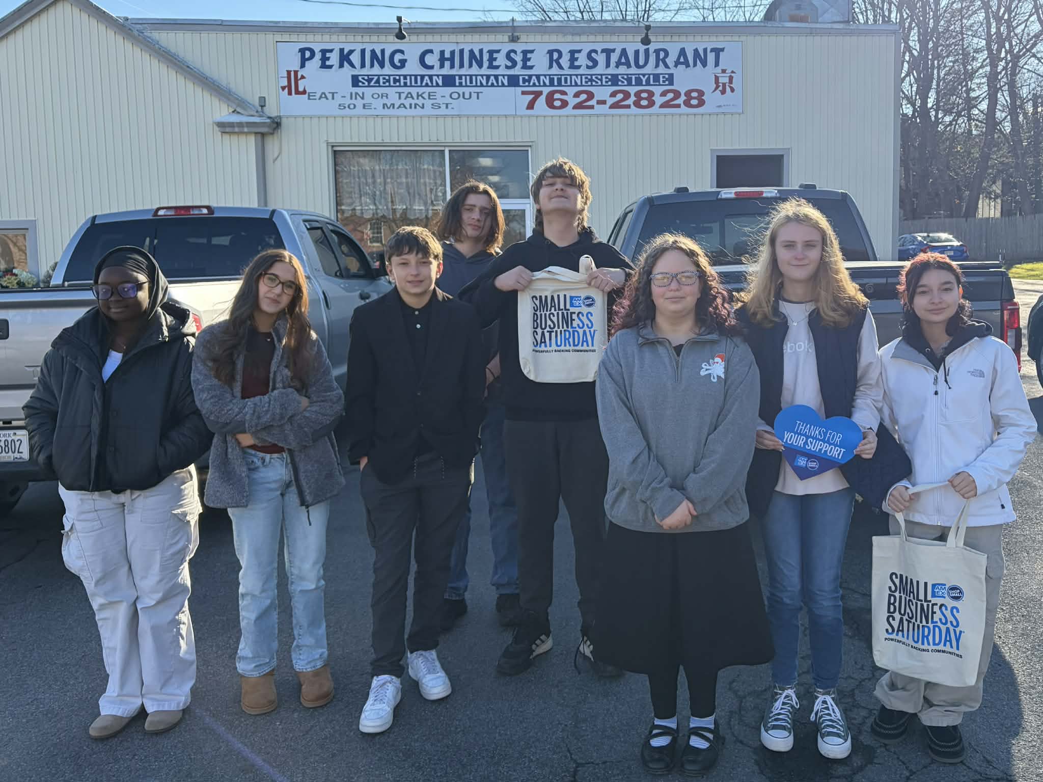 HFM PTECH Students visiting Peking Chinese Resturant
