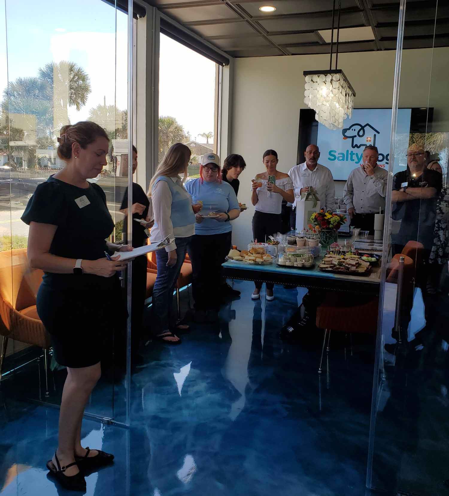 Ribbon Cutting Salty Dog