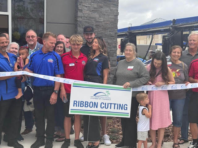 Ribbon Cutting Splash
